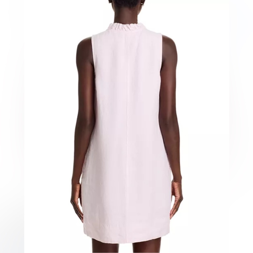 NWT Tommy Bahama Touch of Pink Ruffle Linen Dress; sleeveless, feminine, size XL - Picture 4 of 8